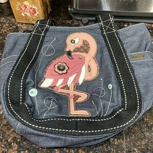 Chala Flamingo Carryall Tote